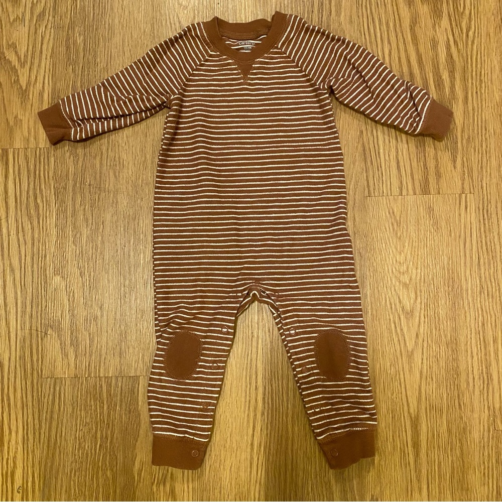 Carter’s Striped French Terry Jumpsuit